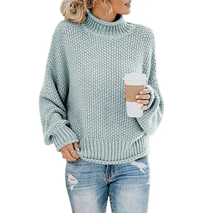 Frauen Pullover - Lange Ärmel - gestrickt