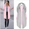 Frauen Mäntel - Casual - Kapuze - Pink - Blau - Schwarz