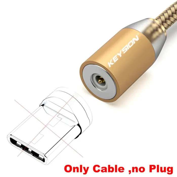 LED Magnetische USB-Kabel - Schnelle Aufladung - Typ C - Micro USB - iOS