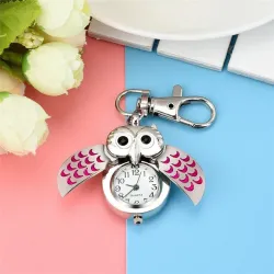 Gorgeous Owl Charm - Unisex - Keychain watchKeyrings