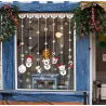 Weihnachtsdekoration - Fensteraufkleber