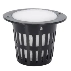 Mesh Pot - Korb - für hydroponic system plant / Gemüse wachsen - mit Schaumeinsatz - 10 Stück