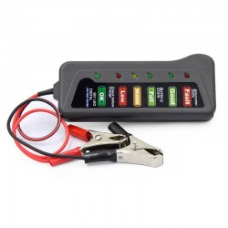 12V car battery tester - LED lights displayDiagnosis