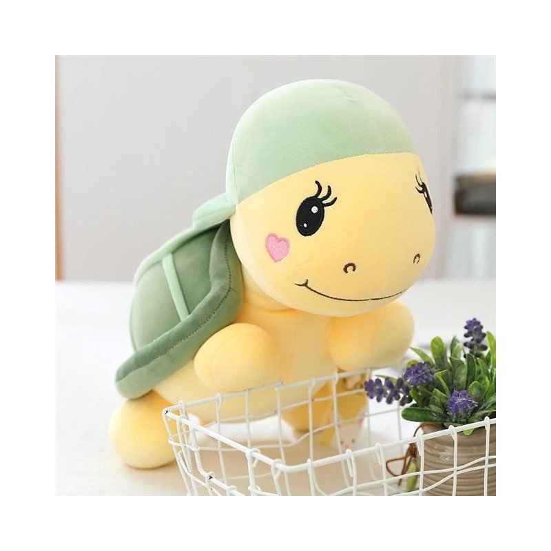 Turtle with a hat - plush toy - 25cm - 35cm - 45cm - 60cmCuddly toys