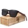 Polarisierte Sonnenbrille - Walnussholz - UV400 - unisex