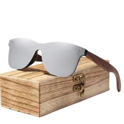 Polarized sunglasses - walnut wood - UV400 - unisexSunglasses