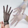Fishnet Handschuhe - dünne Nylon Spitze - UV-beständig
