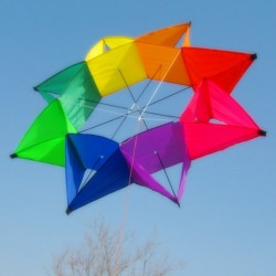 Five-pointed star - colourful kiteKites