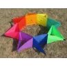 Five-pointed star - colourful kiteKites