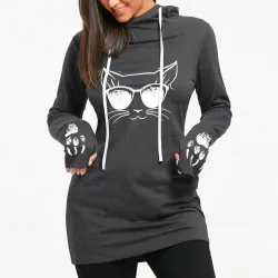Harajuku Cat - Printed HoodiesHoodies & Jumpers