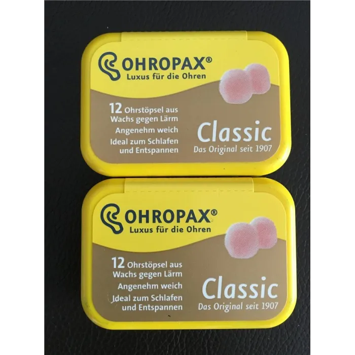 Classic Wax Earplugs - 6pairsSleeping