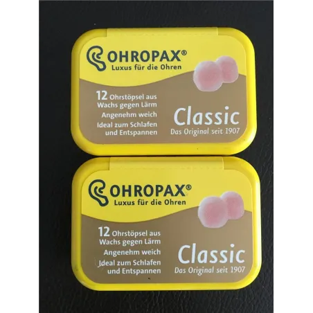 Klassische Wax Ohrstöpsel - 6pairs