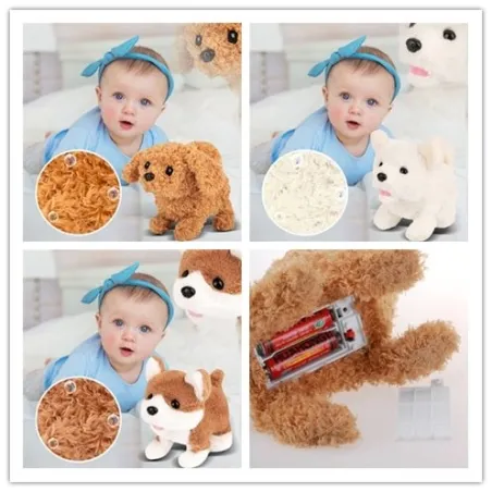 Echter Teddy Dog - Elektrisches Plüschspielzeug - Kinder