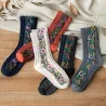 Embroidery Flower Socks - Ethnic Style - WomenWomen's fashion