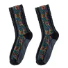 Embroidery Flower Socks - Ethnic Style - WomenWomen's fashion