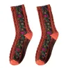 Stickerei Blumen Socken - Ethnischer Stil - Frauen