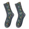 Stickerei Blumen Socken - Ethnischer Stil - Frauen