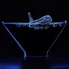 Air Plane Lampe - 3D Licht - LED - 7 Farben