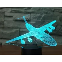 Air Plane Lampe - 3D Licht - LED - 7 Farben