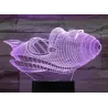 Air Plane Lampe - 3D Licht - LED - 7 Farben