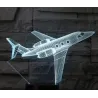 Air Plane Lampe - 3D Licht - LED - 7 Farben