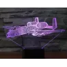 Air Plane Lampe - 3D Licht - LED - 7 Farben
