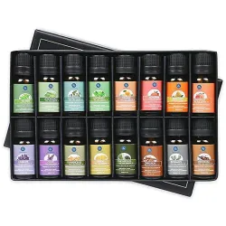 Ätherische Öle für Diffusor / Befeuchter / Massage / Aromatherapie - 10ml - 16 Stück