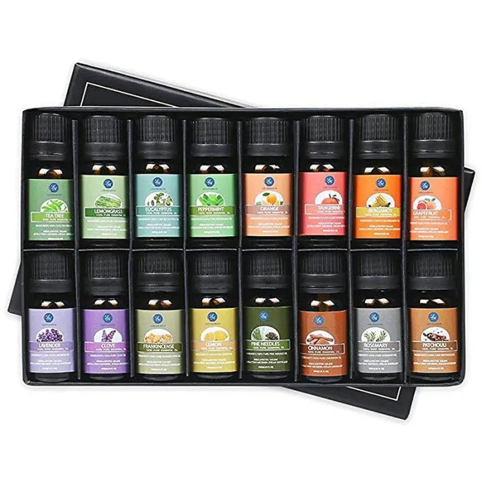 Ätherische Öle für Diffusor / Befeuchter / Massage / Aromatherapie - 10ml - 16 Stück