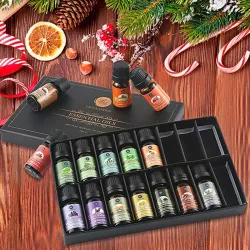 Ätherische Öle für Diffusor / Befeuchter / Massage / Aromatherapie - 10ml - 16 Stück