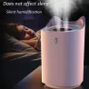 Luftbefeuchter - 3000ML - Doppeldüse - Cool Mist - Bunte LED