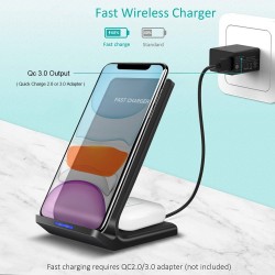 15W - 2 in 1 - Qi Wireless Charger - Samsung S10 - S20