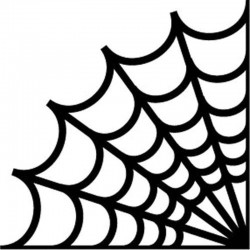 Spider web - Vinyl Auto Aufkleber