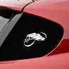 Bird feather - vinyl car stickerStickers