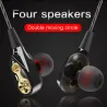 In-Ohr-Kopfhörer mit Mikrofon - Dual-Laufwerk Bass - Headset