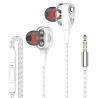 In-Ohr-Kopfhörer mit Mikrofon - Dual-Laufwerk Bass - Headset