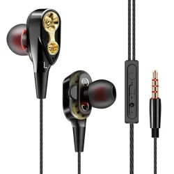 3,5mm in-Ohr verdrahtete Ohrstecker - Stereo-Headset mit Mikrofon