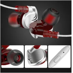 3.5mm - Sport-Ohrhörer - verdrahtet - super Bass - Headset mit Mikrofon