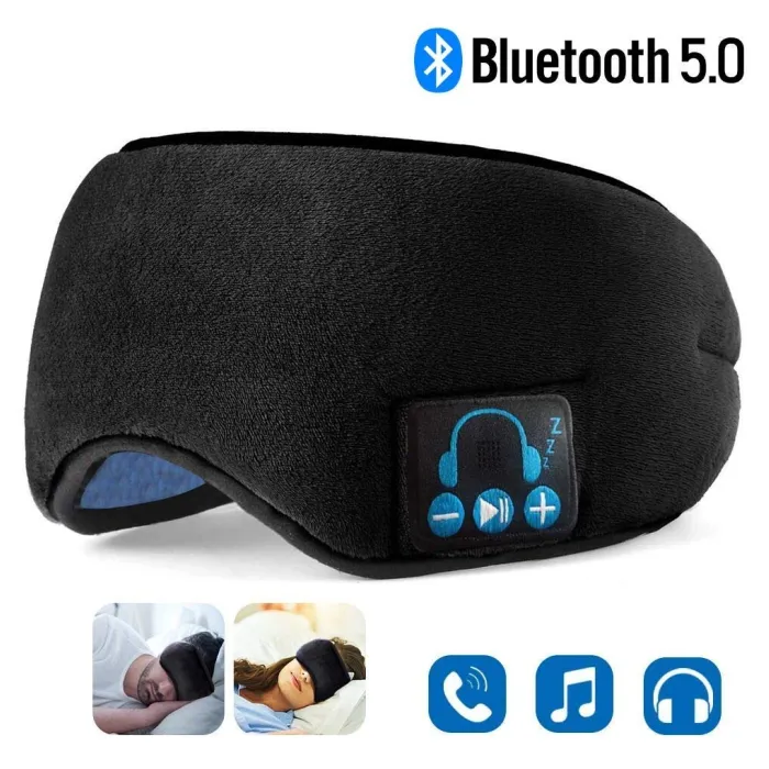 Bluetooth - wireless headphones - sleeping eye mask with microphoneEar- & Headphones