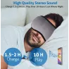 Bluetooth - drahtlose Kopfhörer - Schlafmaske mit Mikrofon