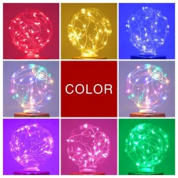 LED - RGB - E27 - 110V 220V - Edison Lampe - dekorative Drähte Design