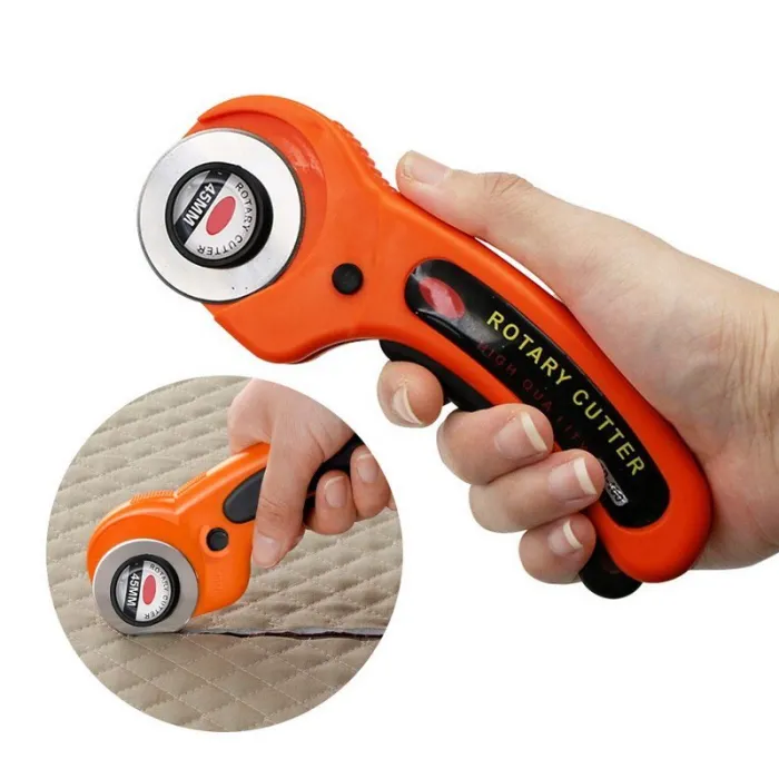 45mm - rotary leather / fabric cutting tool - circular bladeDo It Yourself (DIY)