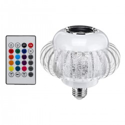 E27 - RGB LED Lampe mit drahtlosem Bluetooth Lautsprecher - Fernbedienung - 110V-220V 6W