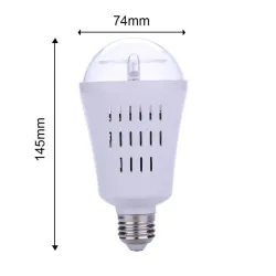 AC110-240V E27 4W - LED - Schneeflocken Muster - drehbare Lampe - Projektor - Lampe - RGB