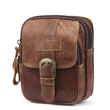 Mini Taille Tasche - echtes Leder