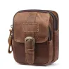 Mini Taille Tasche - echtes Leder