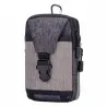 Small waist bag - canvas pouch with zipperBags