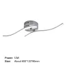 24W - 12W - 18W - AC85-265V - LED - Deckenleuchte - Lampe - modern gebogenes Design