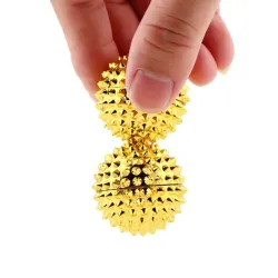 Acudruckbehandlung - Hände Stimulationsnadeln - magnetische Massagekugeln - 2 Stück