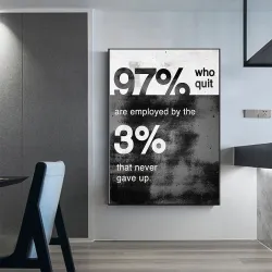 ~ Up - Motivationsposter - Leinwand