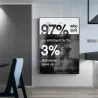 ~ Up - Motivationsposter - Leinwand